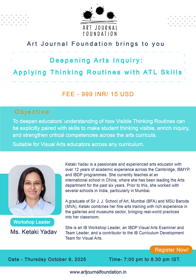 Deepening Arts Inquiry Applying Thinking Routines with ATL Skills